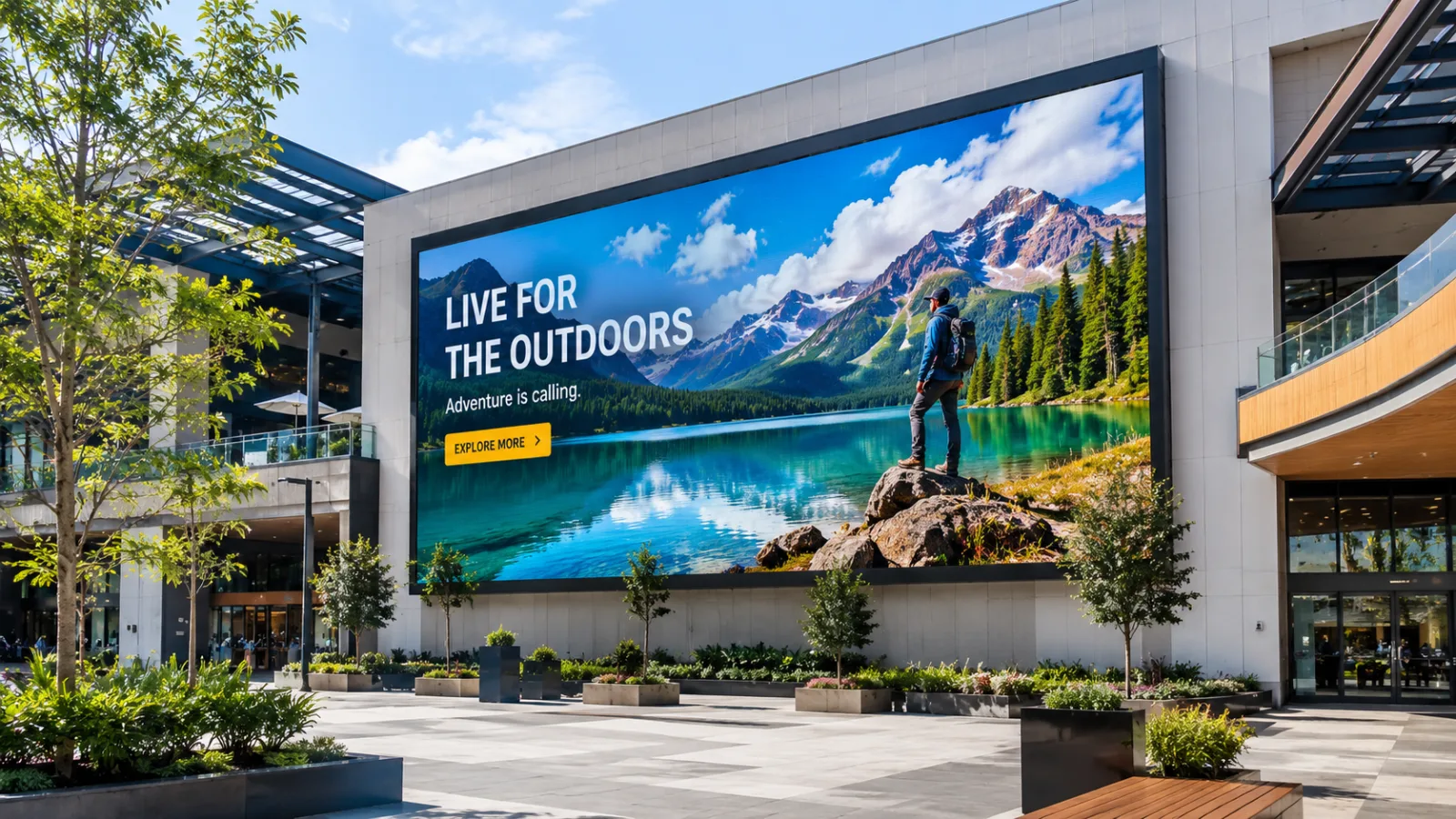 real estate video wall