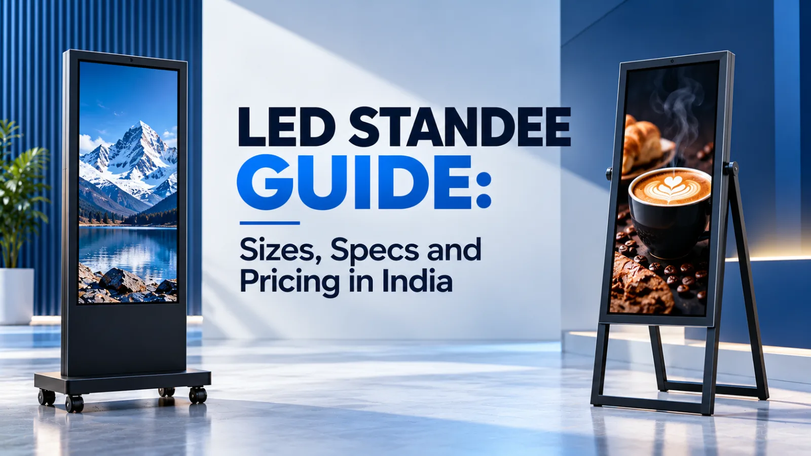 LED Standee Guide: Sizes, Specs and Pricing in India
