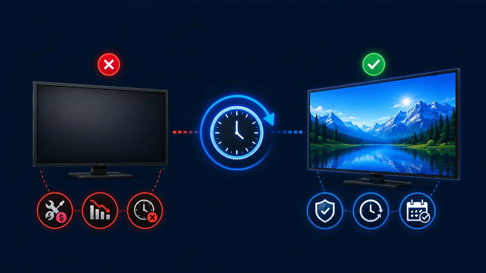24/7 - 365 Days Run Time — ICE 65" 4K UHD QLED Android Commercial TV | ICE