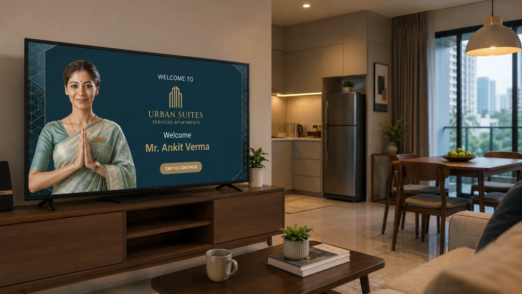 Service Apartments — 43 Inch Full HD Android Hotel TV By ICE | ICE